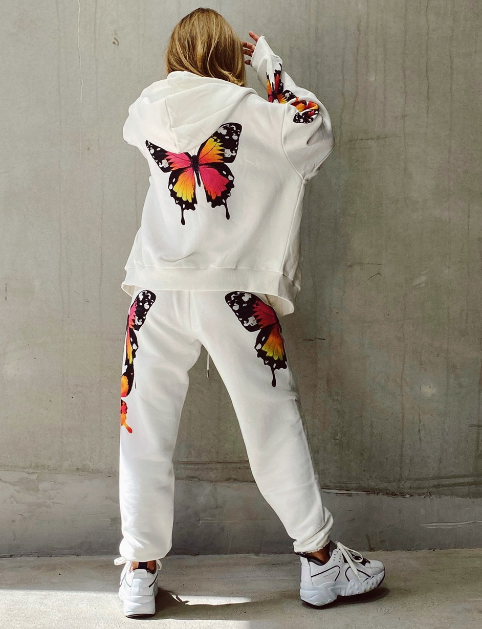 Aporia Jacket with Numbered Sizes - Butterfly Print