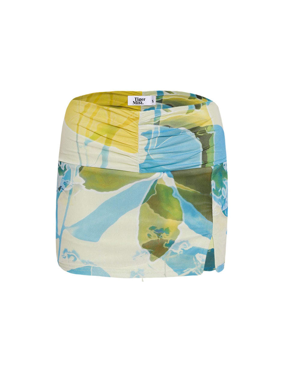 HAVANA SKORT - YELLOW FLORAL NO EDIT
