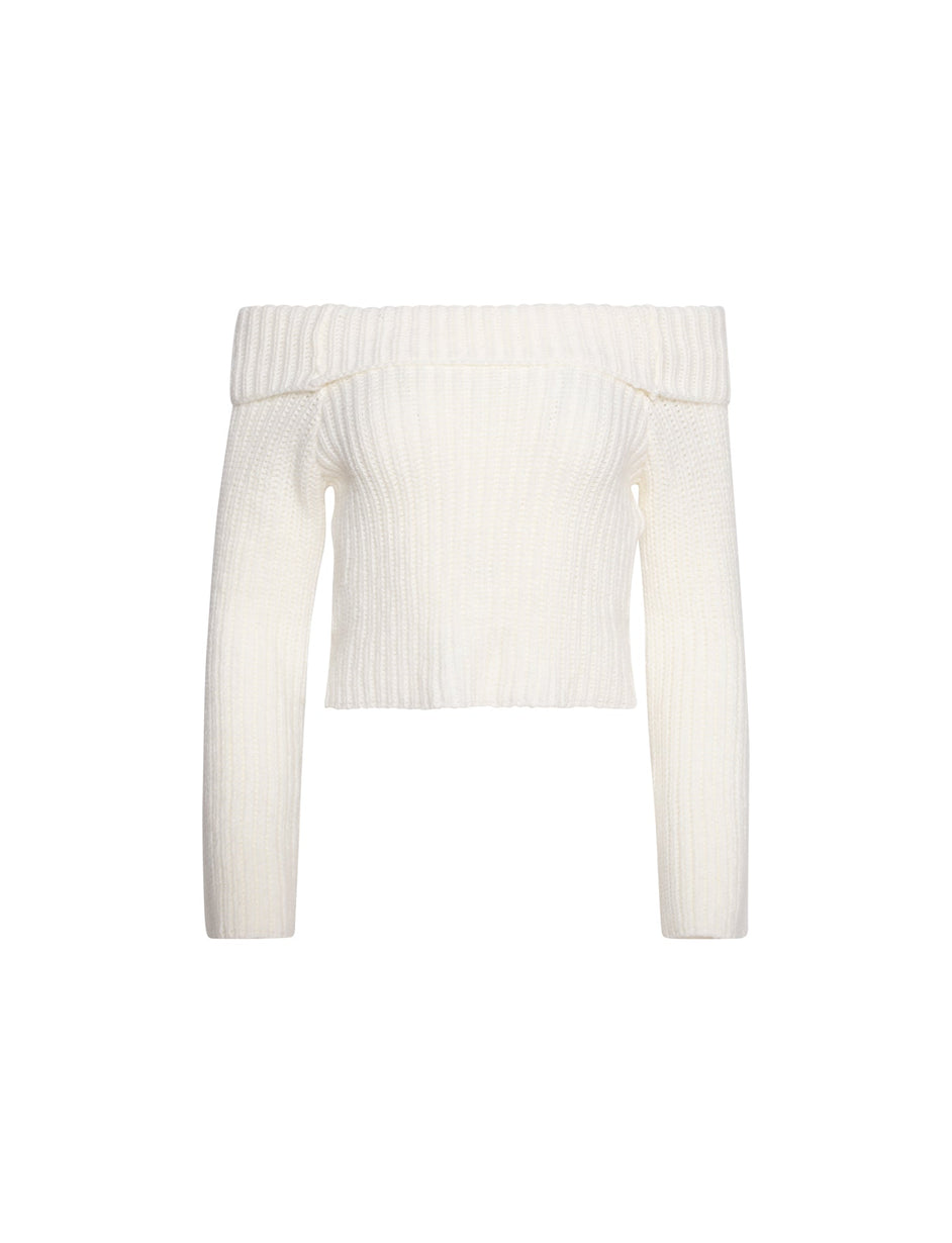 ASHLYN JUMPER - WHITE NO EDIT
