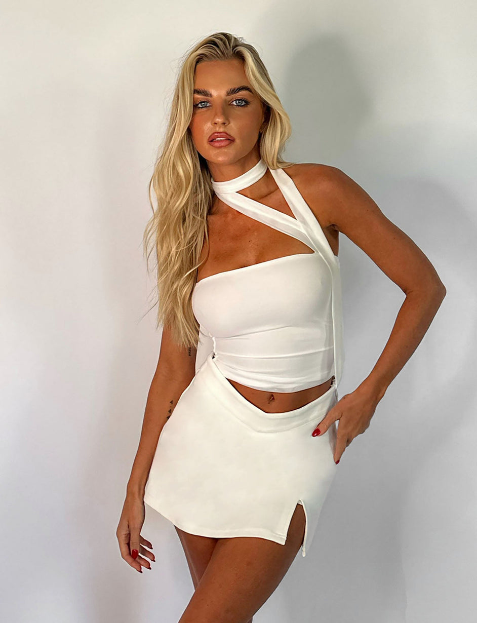 DAPHNIE SKORT - WHITE
