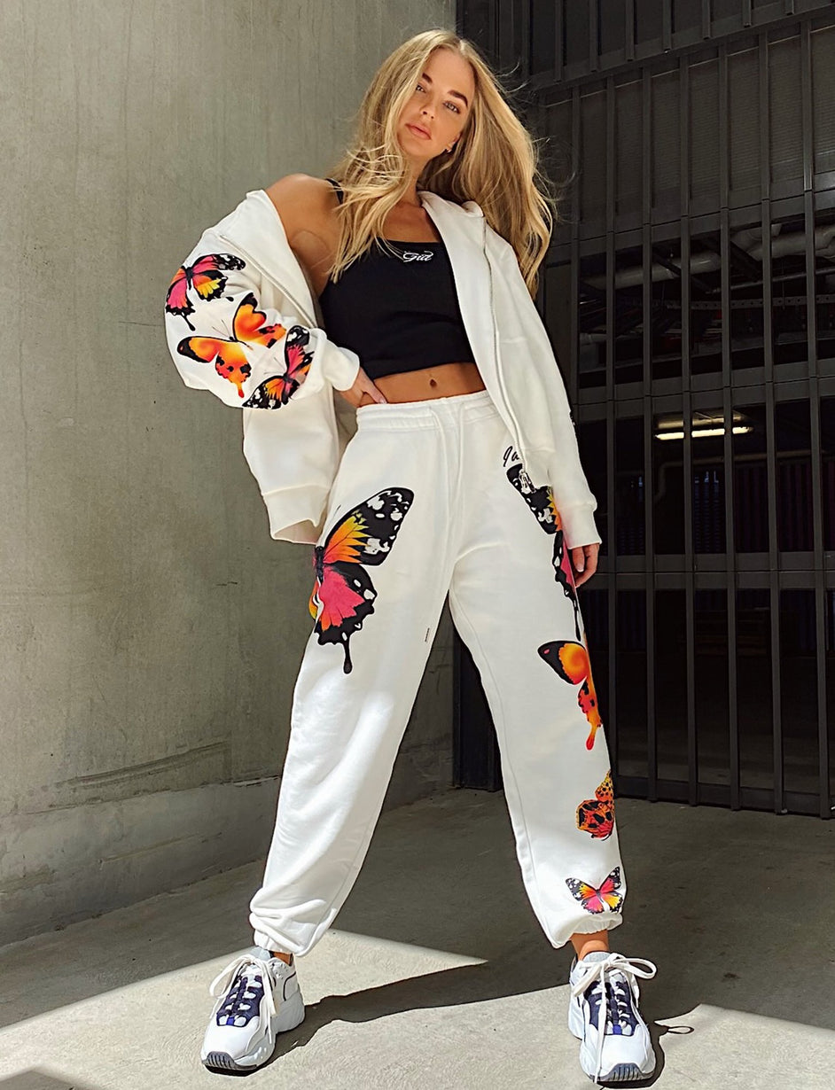 Aporia Pant - Butterfly Print