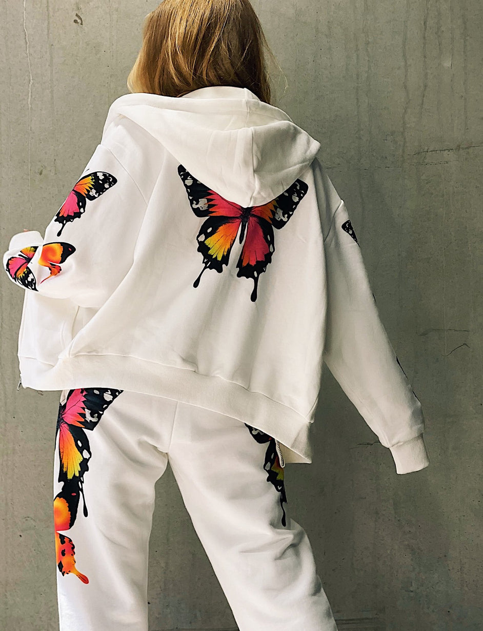 Aporia Jacket - Butterfly Print