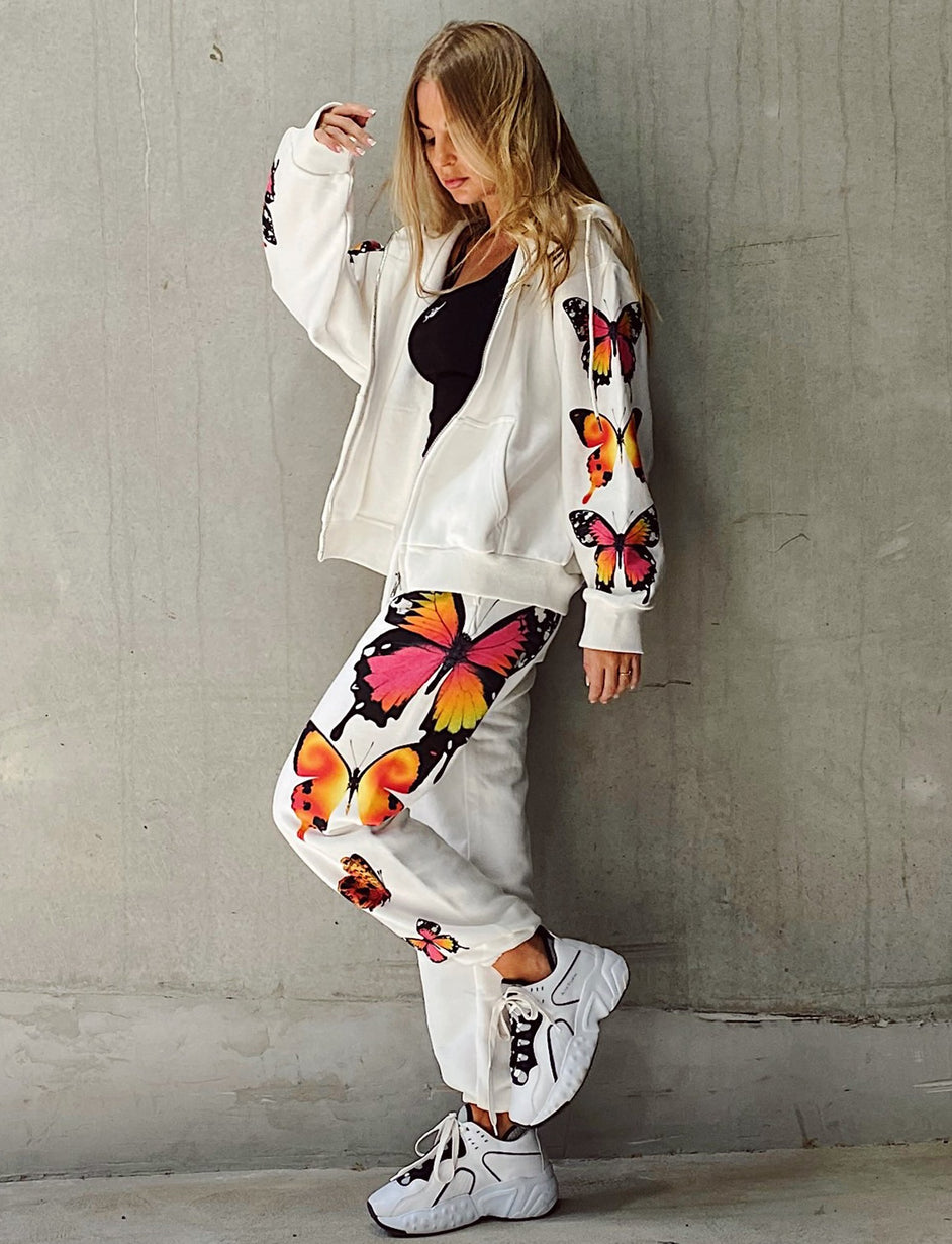 Aporia Pant - Butterfly Print