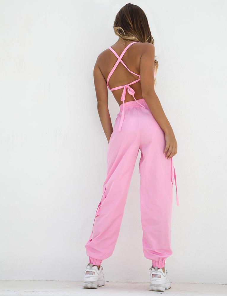 Floss Crop - Candy Pink